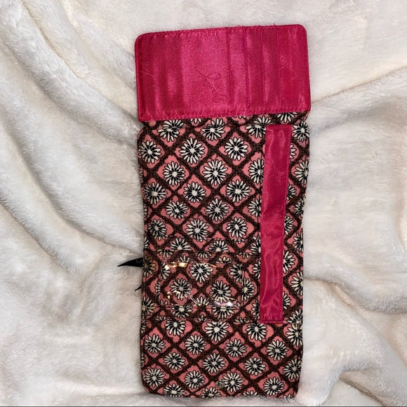 Vera Bradley Euro Wallet in Mocha Rouge - Picture 3 of 3